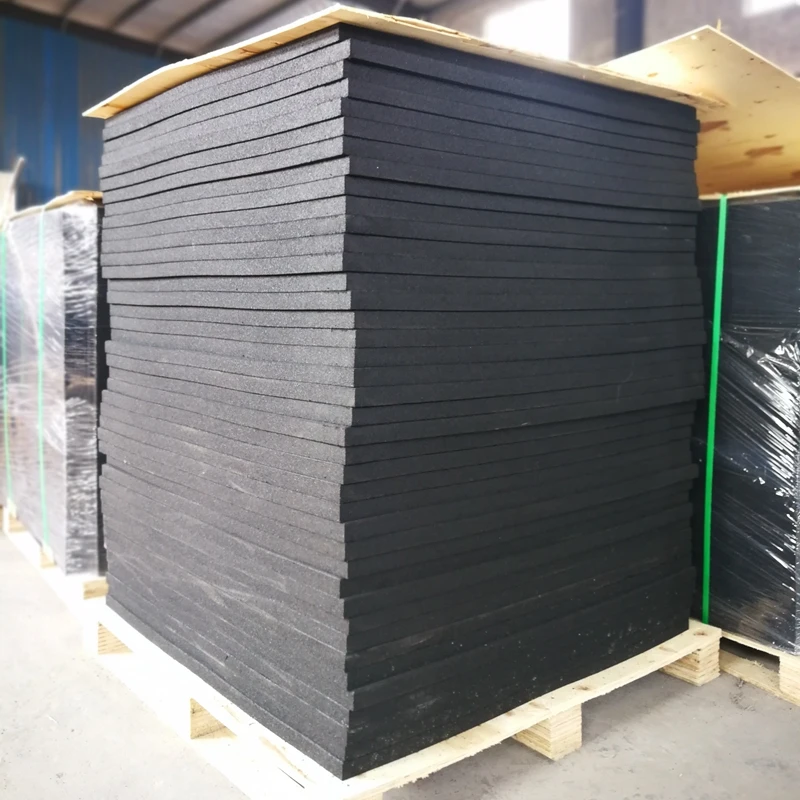 Black or black with Flecks fire-resistance Gym Rubber mat indoor floor High Quality tile  for gym