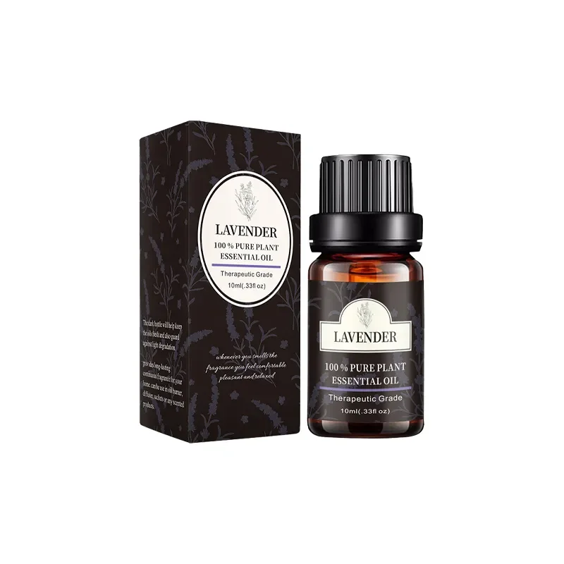 100% Pure Lavender Peppermint Tea Tree Rose Organic Essential Oils