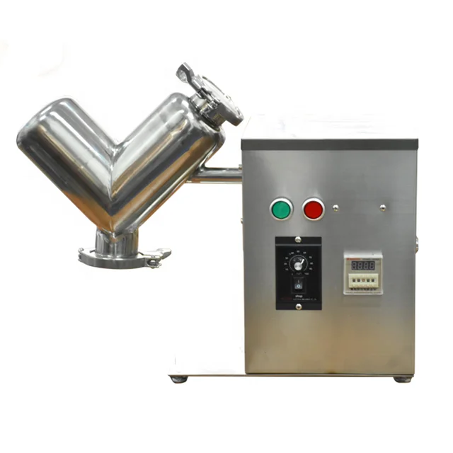 VH-2 Small laboratory home use automatic pharmaceutic powder mixer Blender v shape mixer protein powder mixing machine