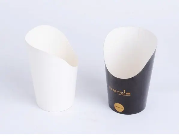 Disposable Environment 14OZ Kraft Paper Cup For French Fries