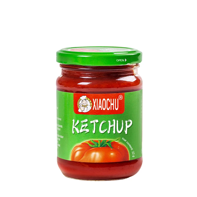 hight quality organic tomato and pasta sauce made in china glass jar 225g made from fresh tomato
