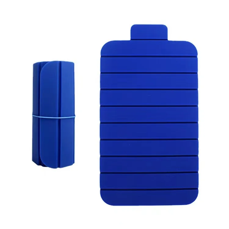 WONDERFUL Portable Folding Food Grade Silicone Cutting Mat Flexible Non-slip Chopping Board Kitchen Cutting Board For Cooking