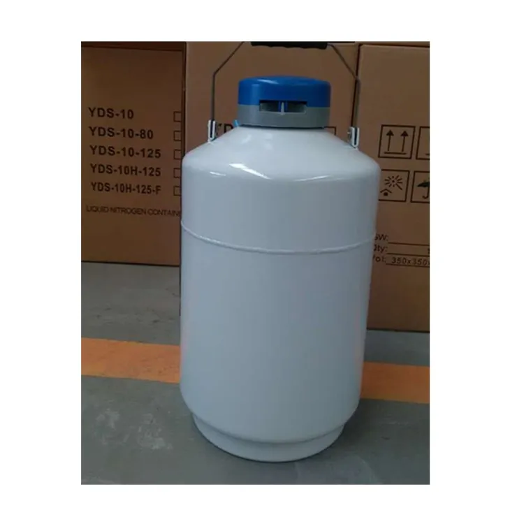 10liters portable cryogenic liquid nitrogen container static storage tank