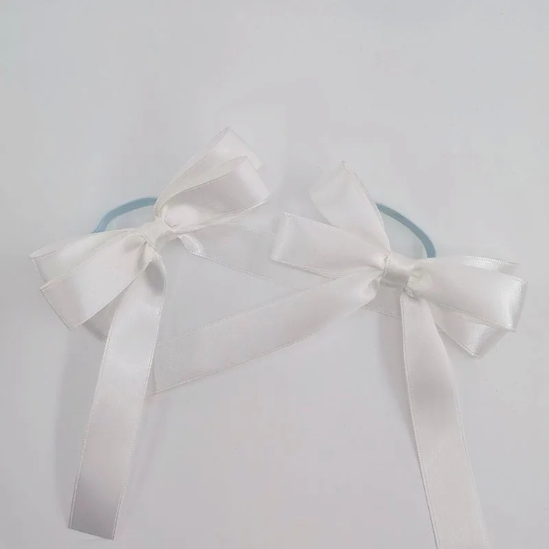 Satin Ribbon Bow DIY Crafts Gift Wrapping Sewing Red Bow Finished Gifts Decorative Ribbon Bow