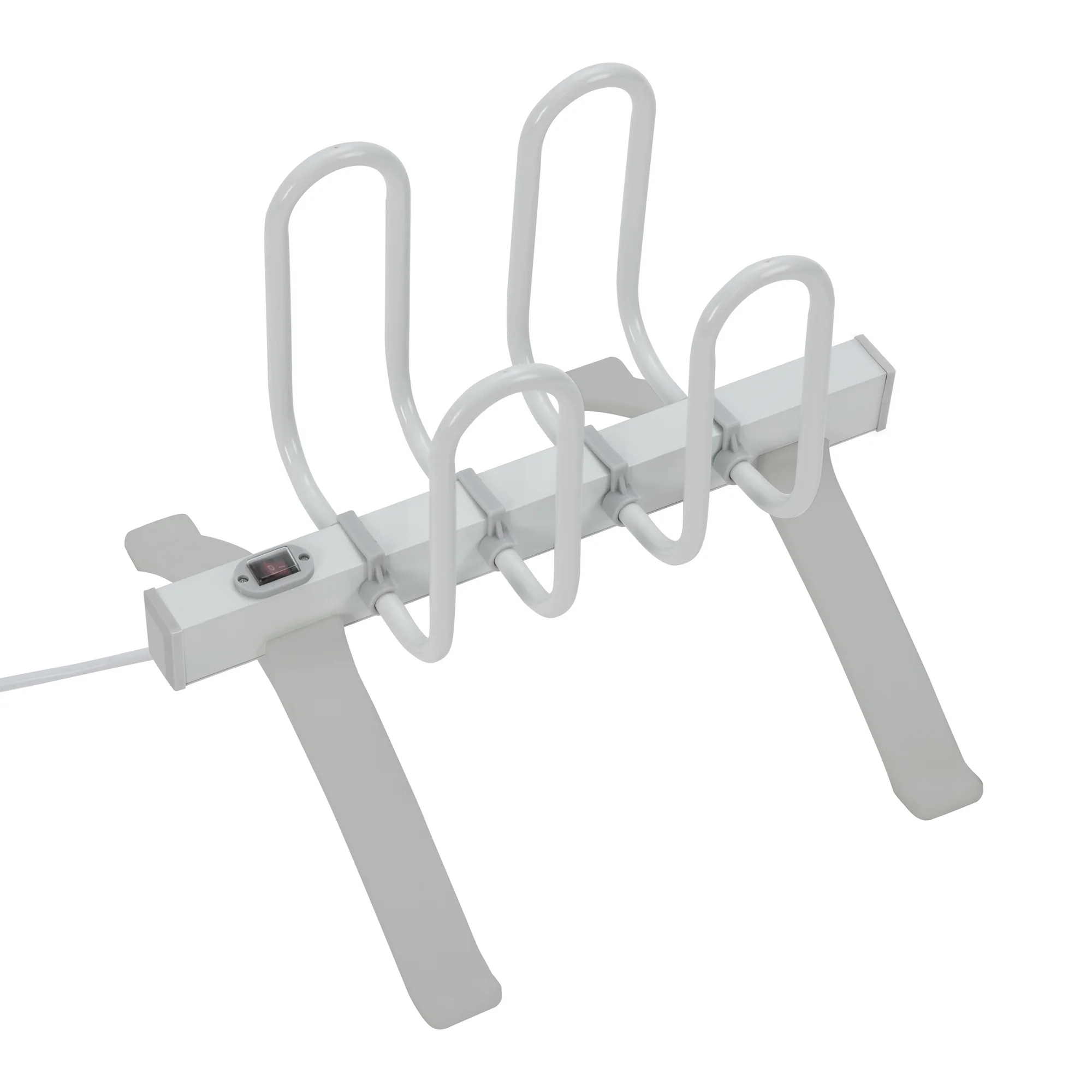 EVIA Lightweight Timer Eco-Friendly Low Noise Free Standing Double Sided Shoe Rack