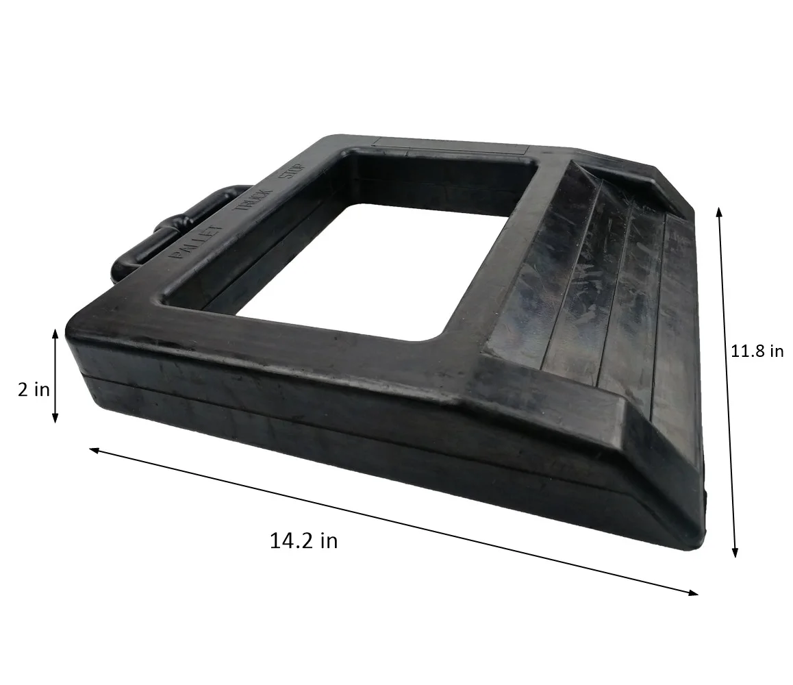 rubber pallet truck wheel chock stopper