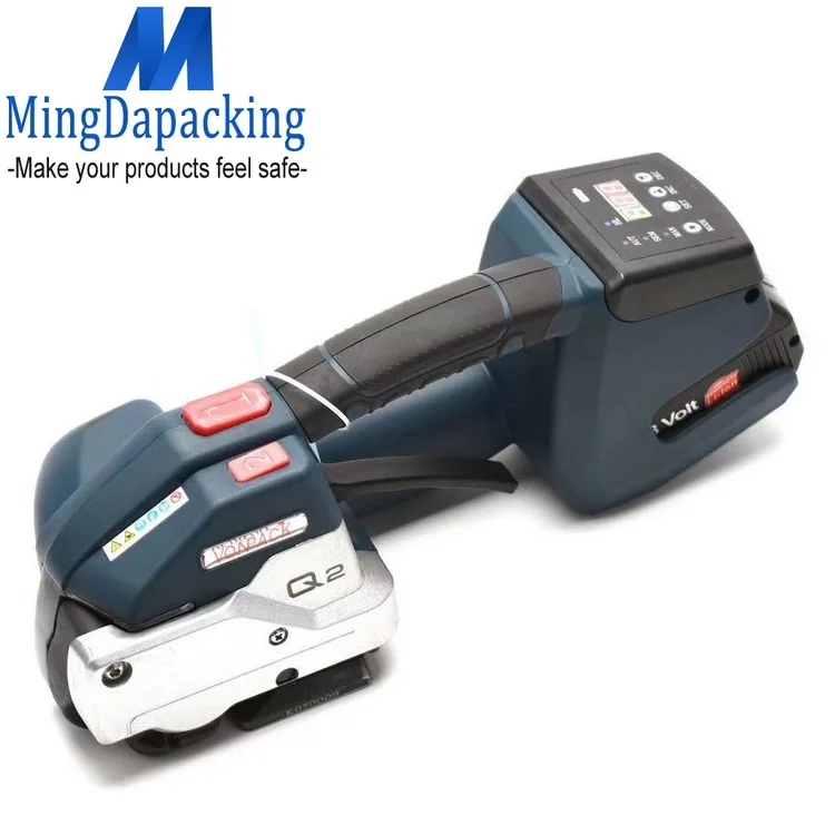 Портативная ручная ленточная упаковочная машина Q2 с одной кнопкой, автоматическая обвязочная машина