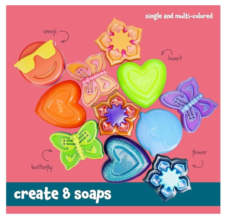 DIY Soap Making Kit for Kids  Crafts Science Toys Gifts for soap molds for   DIY Soap Kits  Craft Activity Gift Kids
