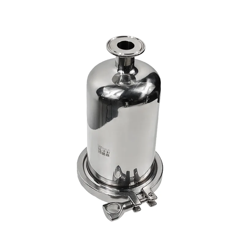 Sanitary Stainless Steel Straight Type Filter Food Grade Pipeline Filter