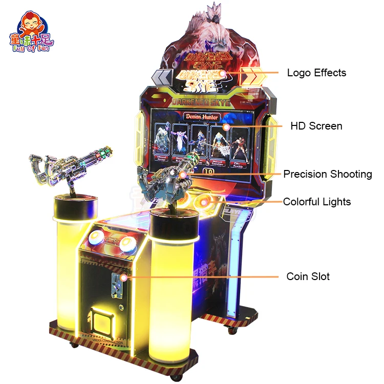 Factory Price Wholesale Video Shooting Arcade Game Machine Double Gun Simulator Arcade Shooting Game Machine for Sales