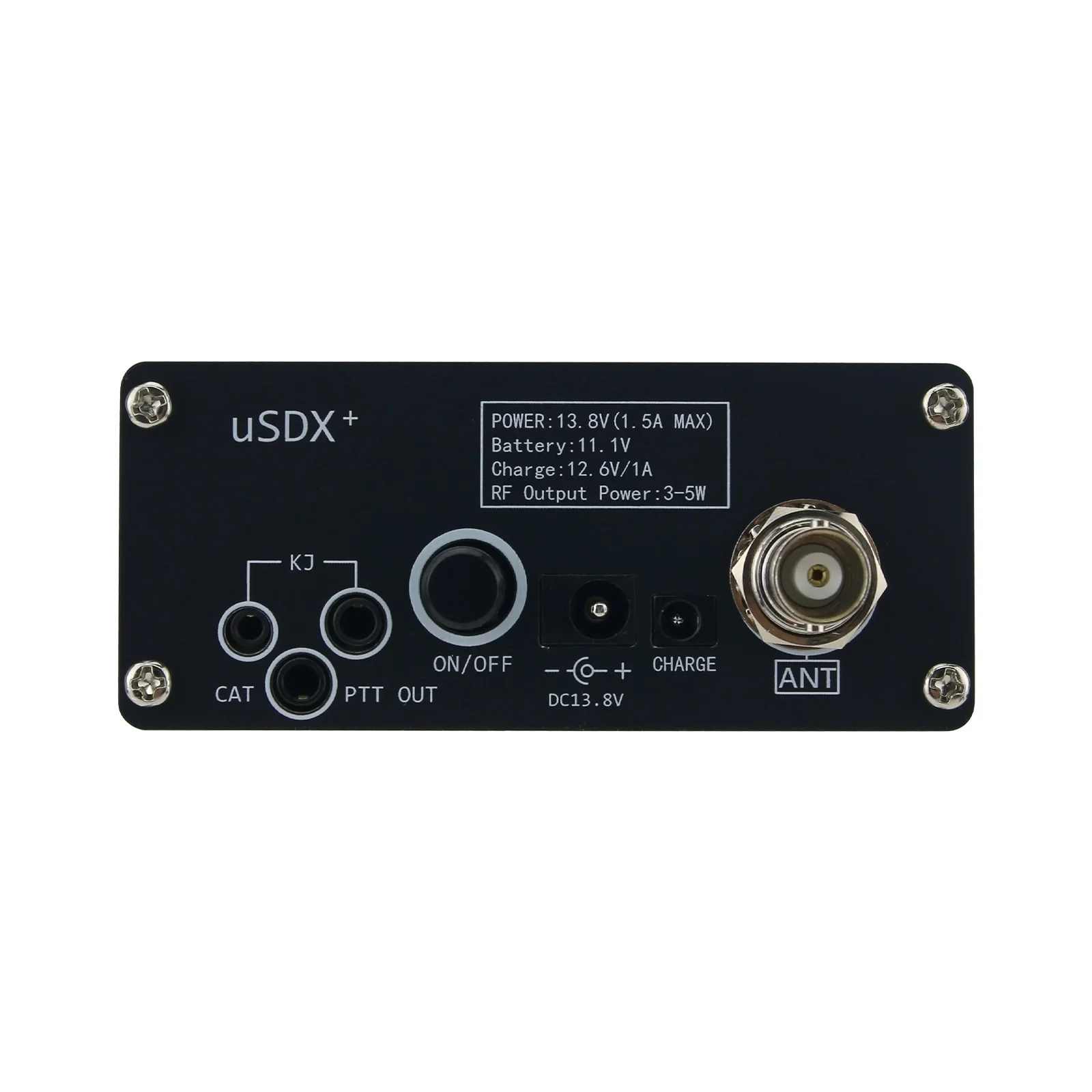 HamGeek USDX+ 3W-5W QRP SSB/CW HF Transceiver 8-Band SDR Upgraded Version of USDX w/ 3000mAh Battery