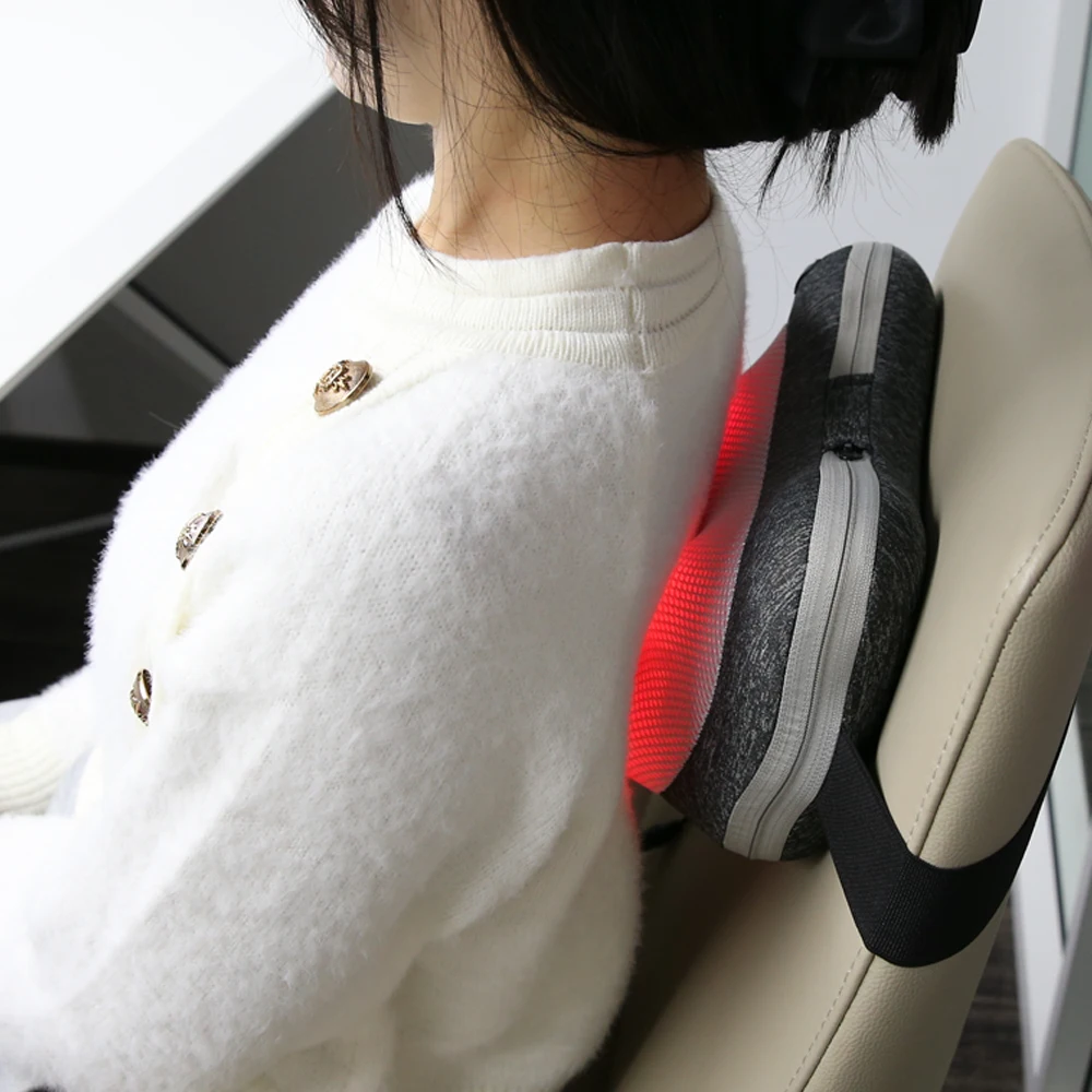 Neck Massager with Heat Massage Pillow Gifts for Men & Women Electric Shiatsu Back Massager