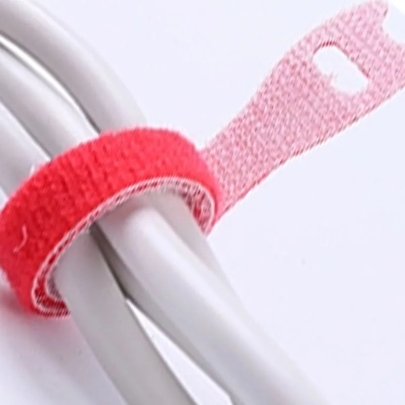 Top selling nylon or PP material hook and loop cable ties