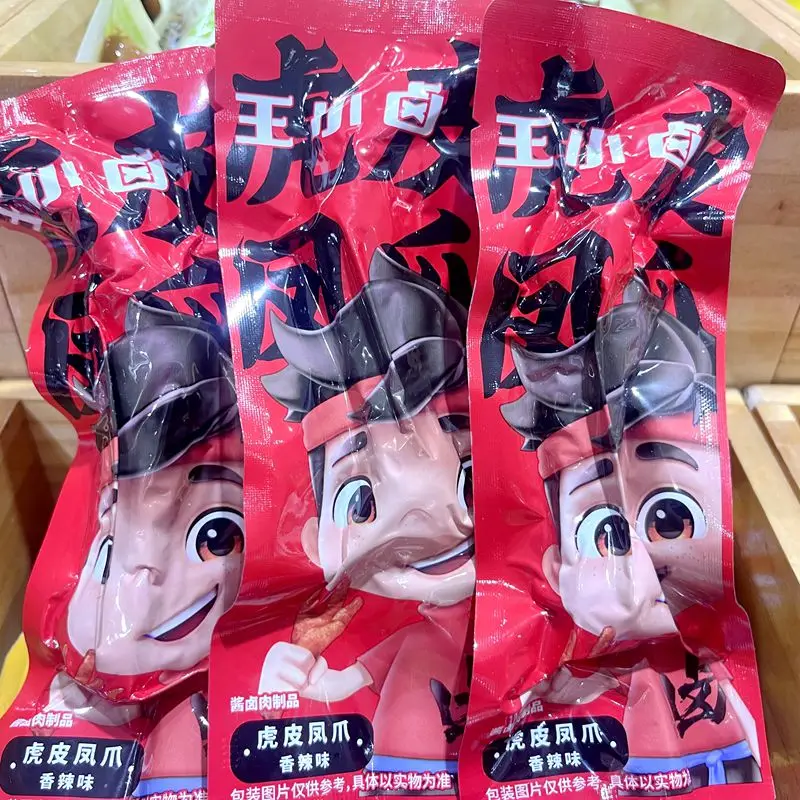 Best-Selling Tiger Skin Chicken Feet in Multi-Flavor Packaged in Bags