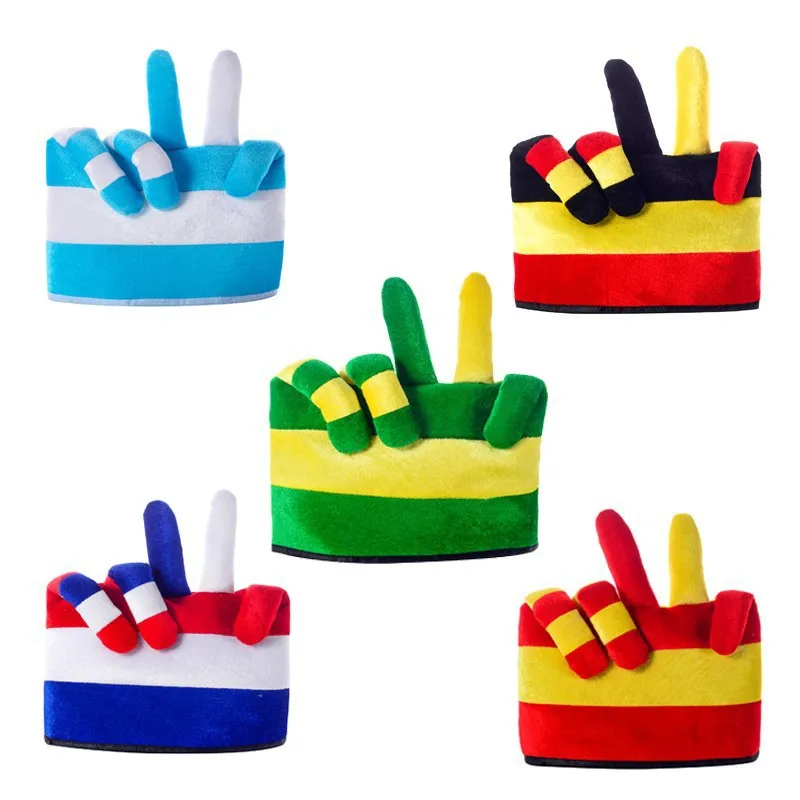 World Cup 2022 Products Head Wear Fans Soccer Crazy Horn Hat Football Fan Funny Hats