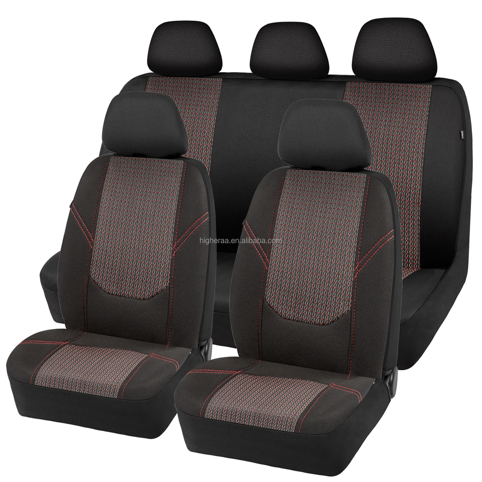 
Higher Auto universal fit customized seat cover jacquard premium deluxe car seat cover 