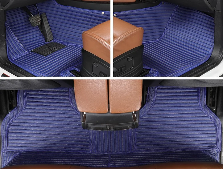 Factory Price Double Layer Leather 7D Car Mat High Quality 7D Car Floor Mats for JEEP-CRAND-CHEROKEE-2012-2021