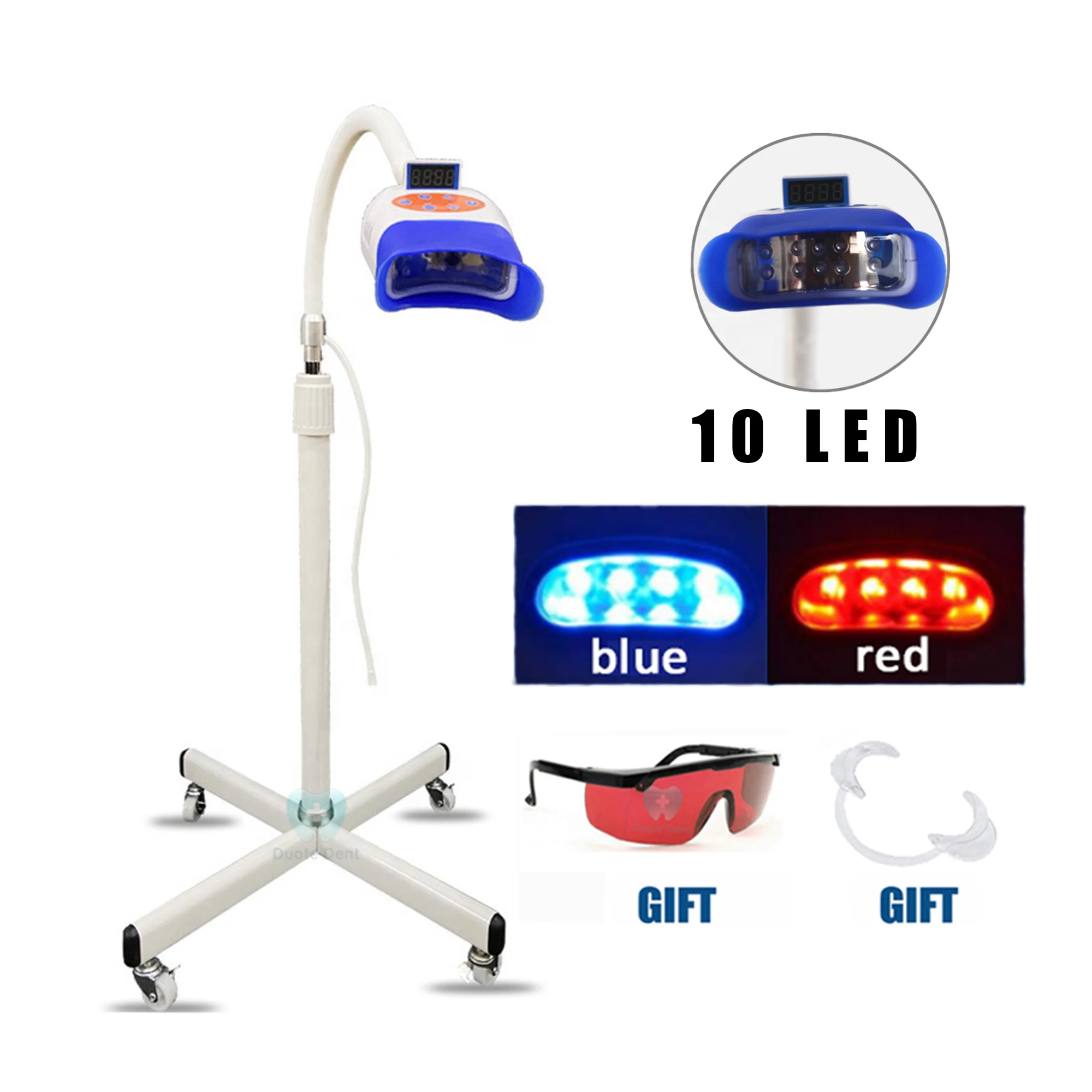 Powerful Professional Laser 10 Led Bleaching Lamp Teeth Whitening Light Equipment