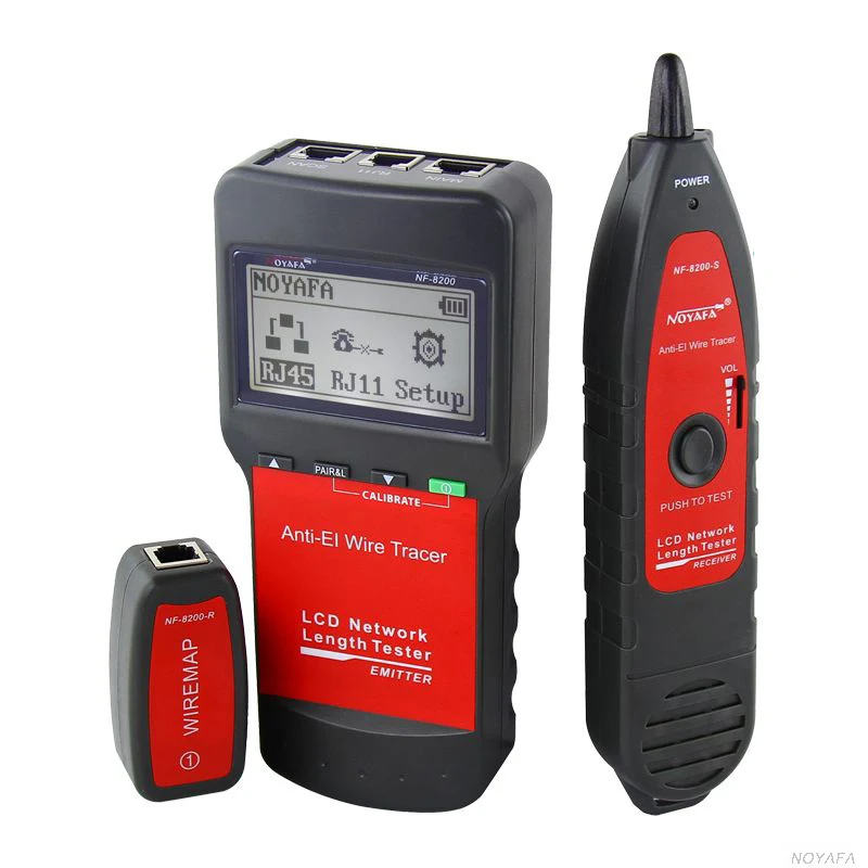 network cable tester lcd display analogs digital RJ45 RJ11 lan tester LCD display network cable tester