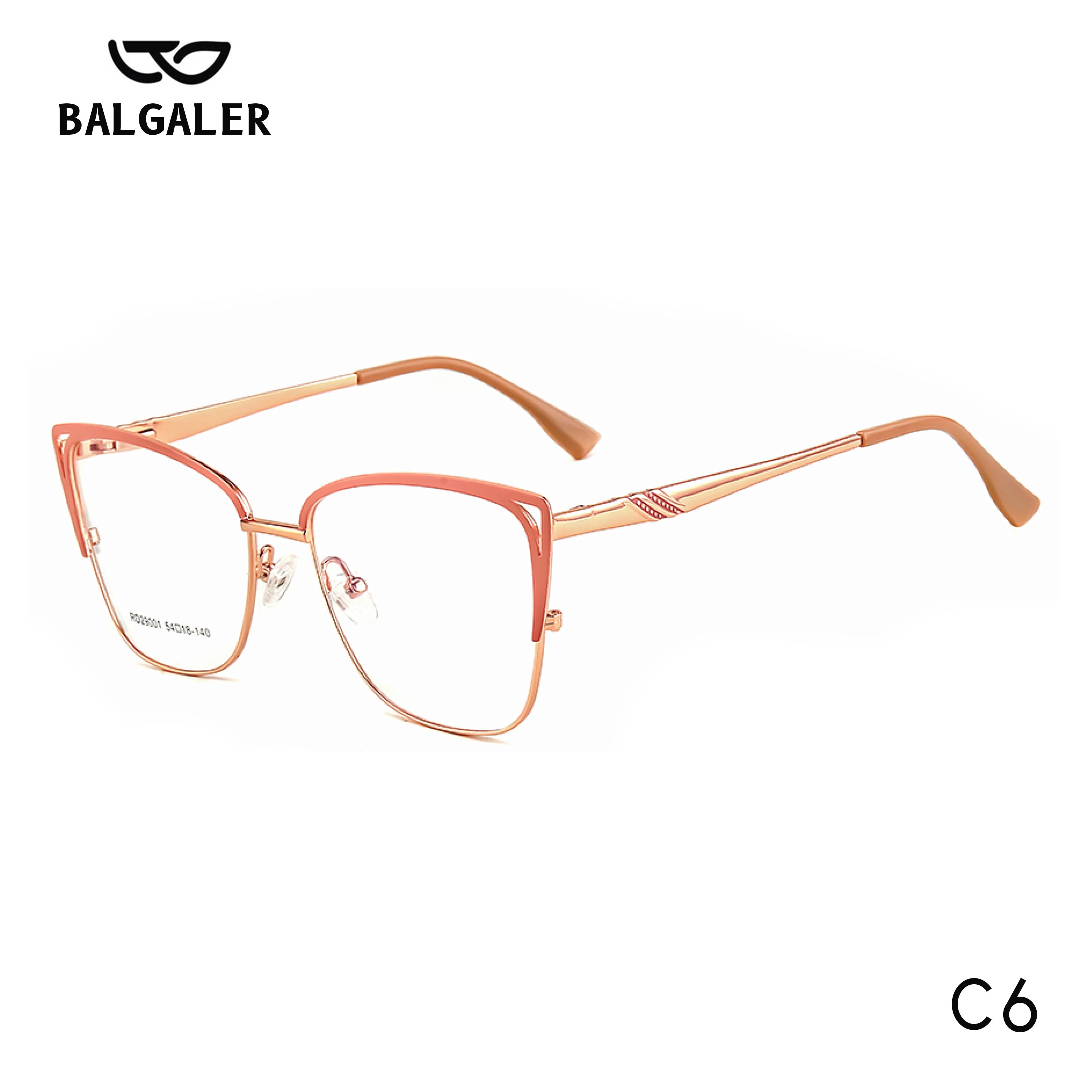 New Women Fashion High Quality Cat Eye Optical Glasses Frame Women Spectacles Eyeglasses Frames Blue Anti-Light Glasses