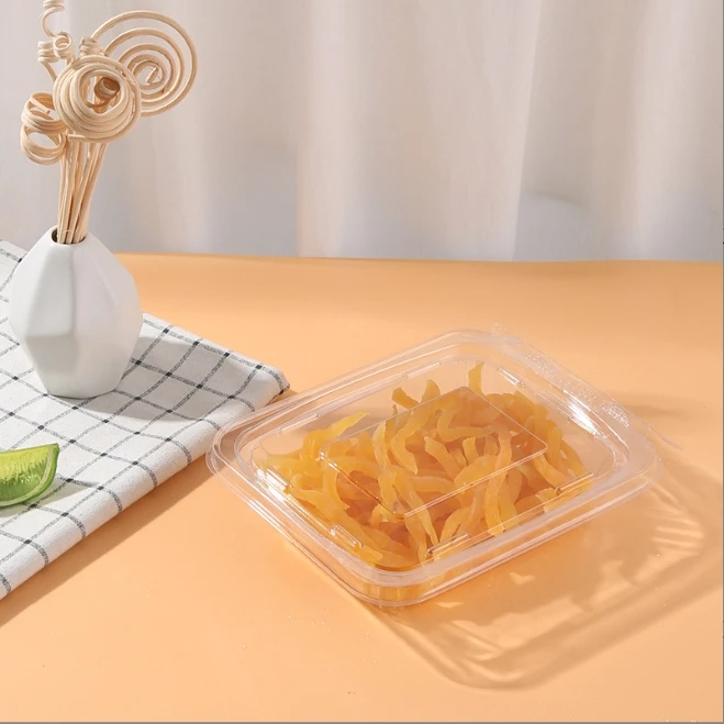 disposable supermarket packaging vegetable box fresh bean sprout box with lid fruit box