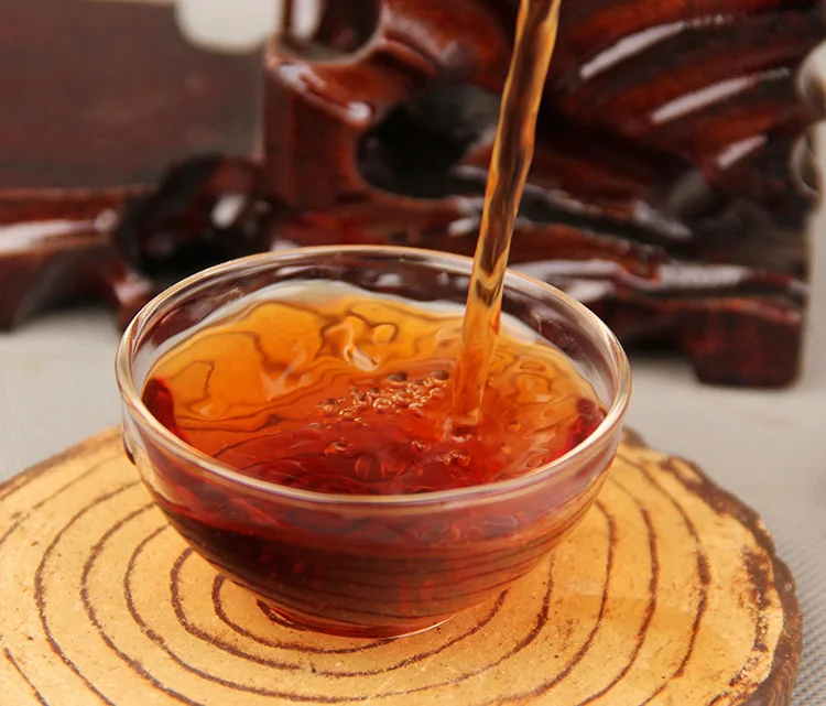 
Wholesale Chinese famous Yunnan mini Puer tea brick, fermented Pu Er tea produce 2012 year 250 gram per box 