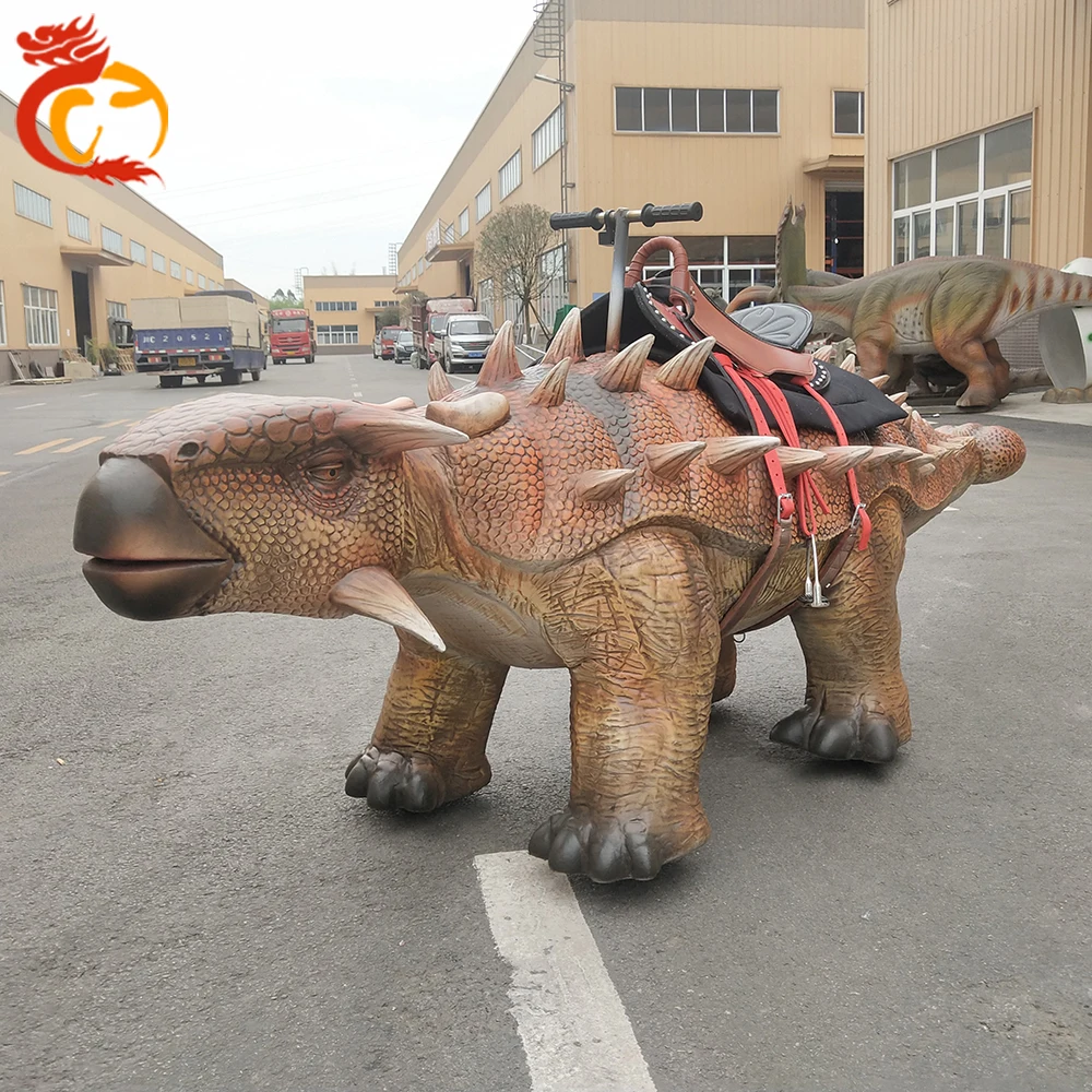 Jurassic amusement equipment Family Games Protoceratops ride life size walking dinosaur for kids