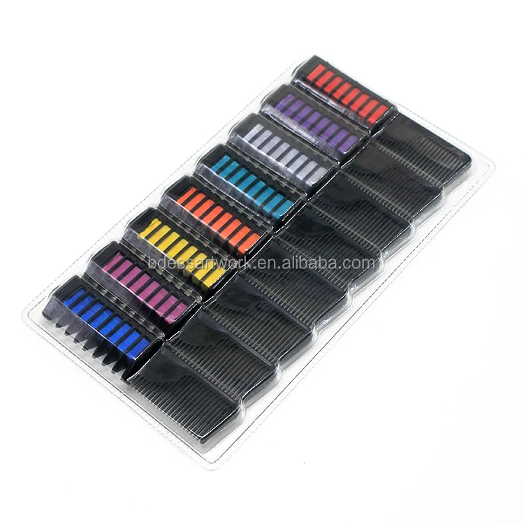 2018 hot sale esay use washable multi color temporary hair chalk