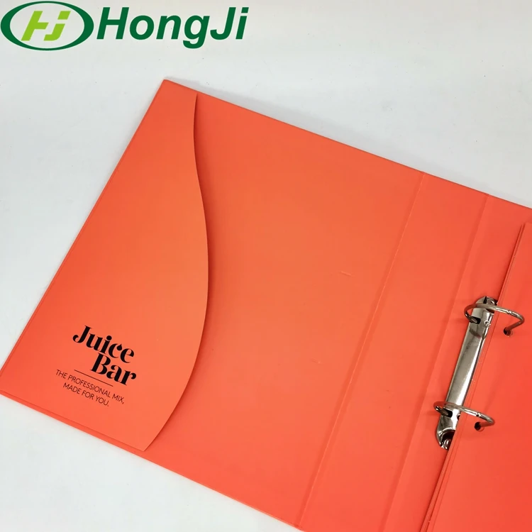 Custom Printed 2/3 /4 Hole Ring Binder A4 Paper File Folder Wholesale With 2/3/4 Rings