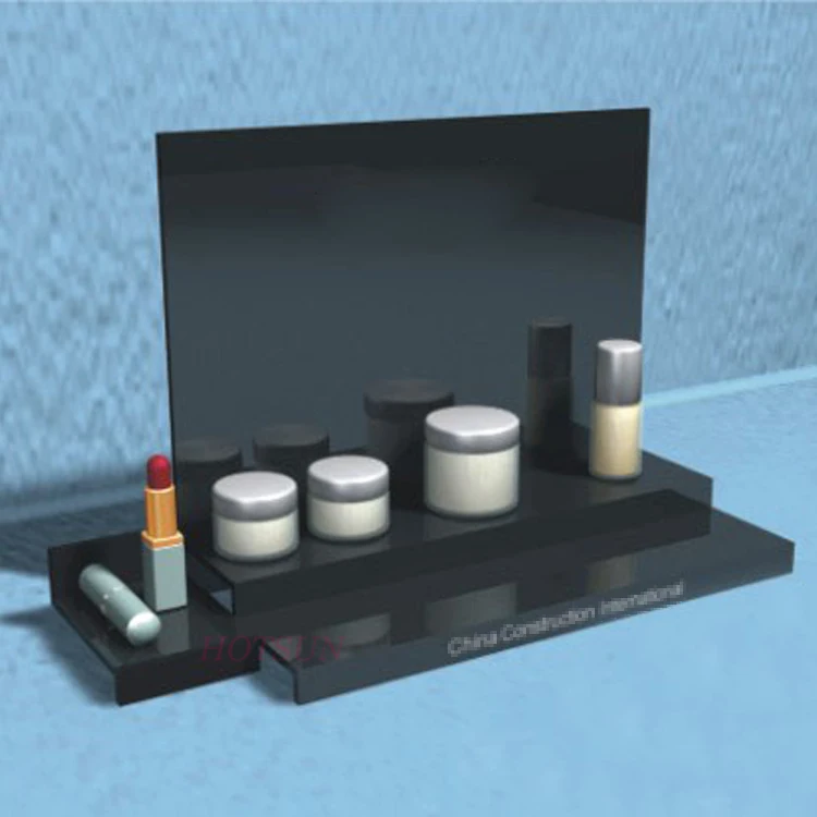 Hot Customize Fashionable Counter Top Makeup Display Acrylic Cosmetic Display Stand