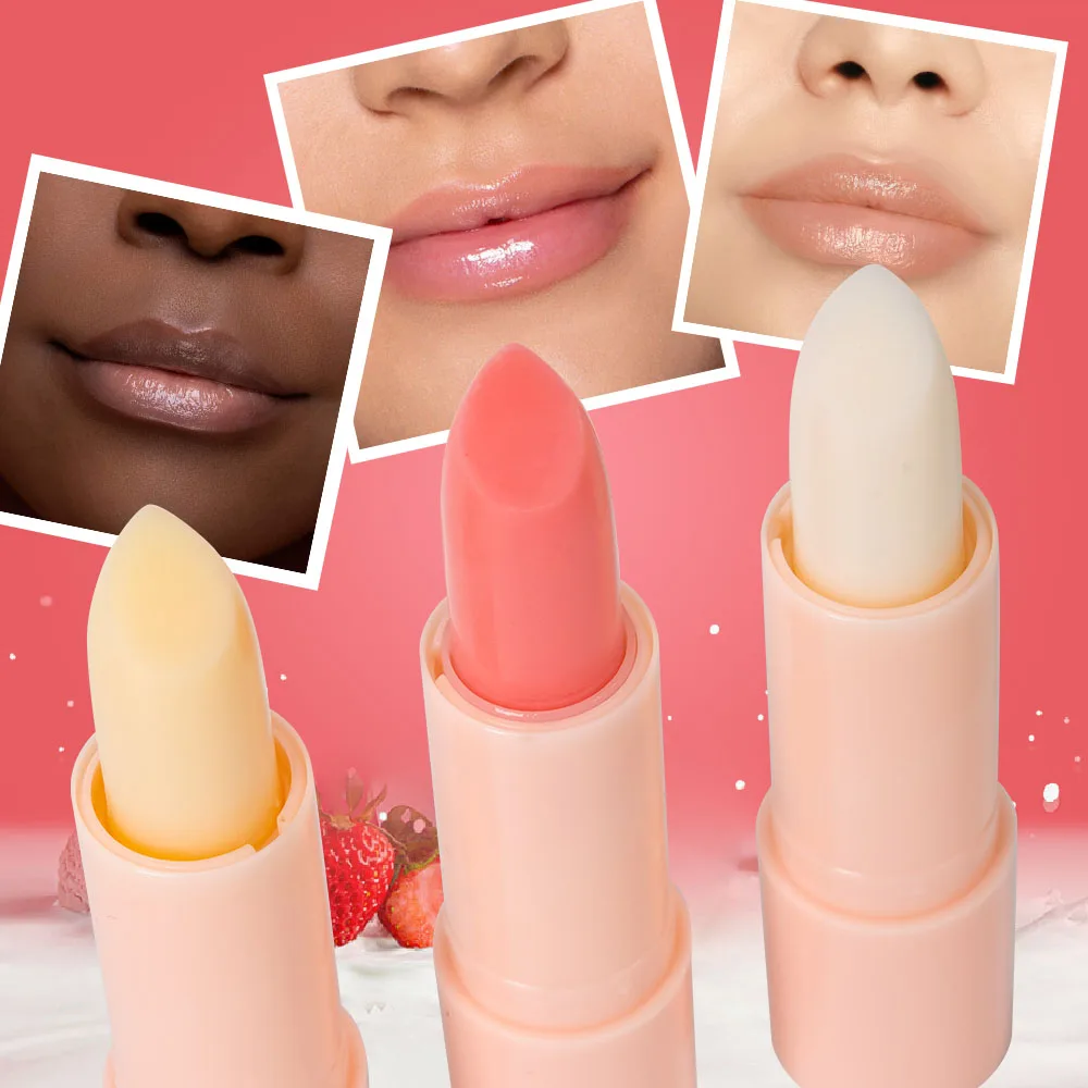 Eco Hyaluronic Acid Cupcake Gloss lipop Tomato Color Lip Balm Glass Ice Cream-inspired Lip Pop Lip Balm Set
