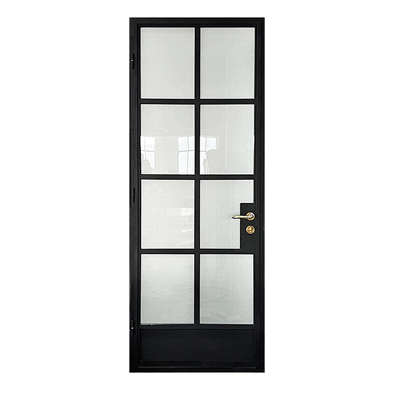 Shower room Dining room Home office flat door Steel window grille design Old street front shop retro entrance steel window door