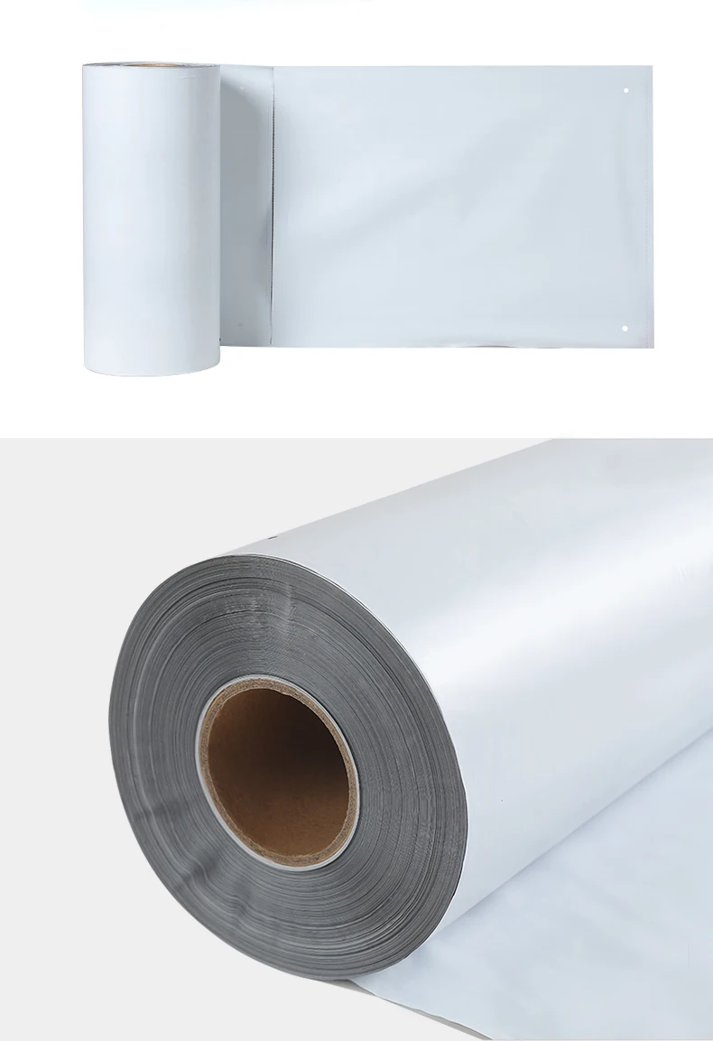 Custom LDPE plastic courier bags automatic mailing packing bag single side pre-opening continuous roll poly mailer for shipping