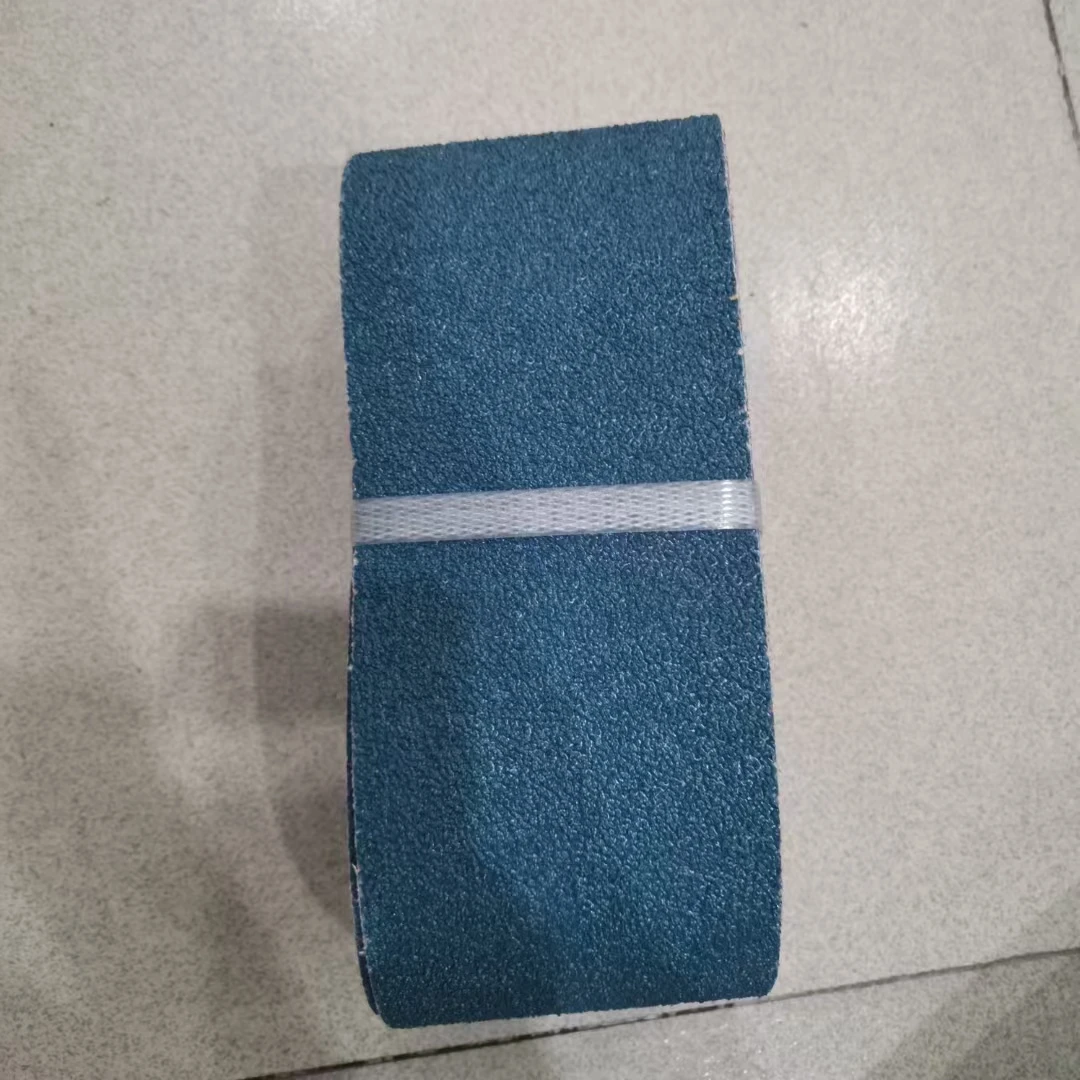 200x551mm Abrasive Polishing Lap Joint Zirconia Floor Sanding Belt 4*24 Inch Metal Polishing Coated Abrasive Belt