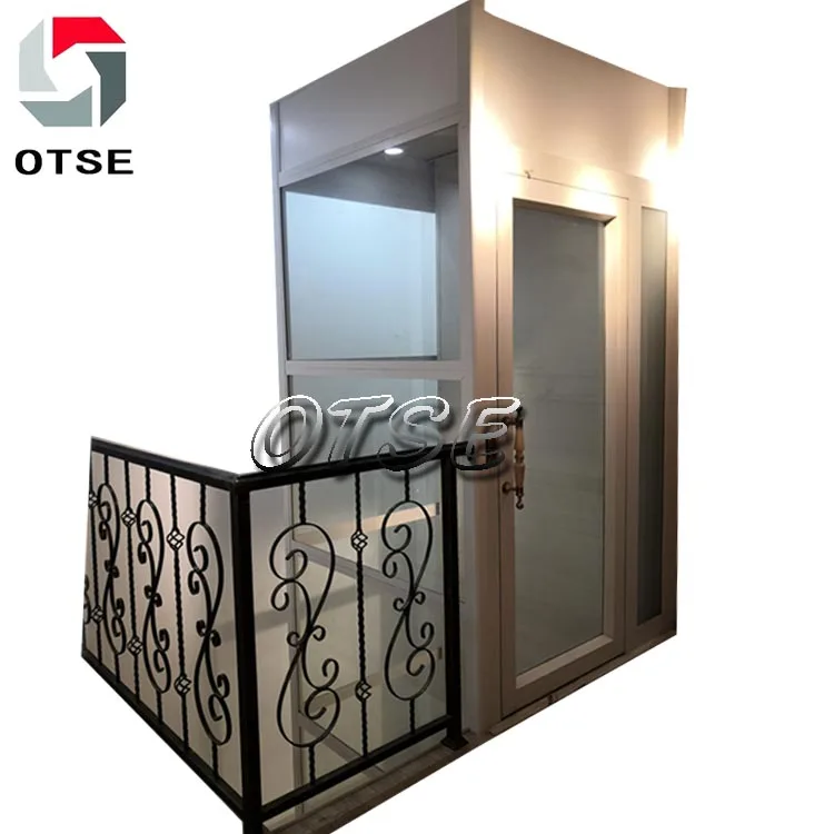 Стабильный жилой Лифт OTSE, домашний лифт, панорамный стеклянный лифт