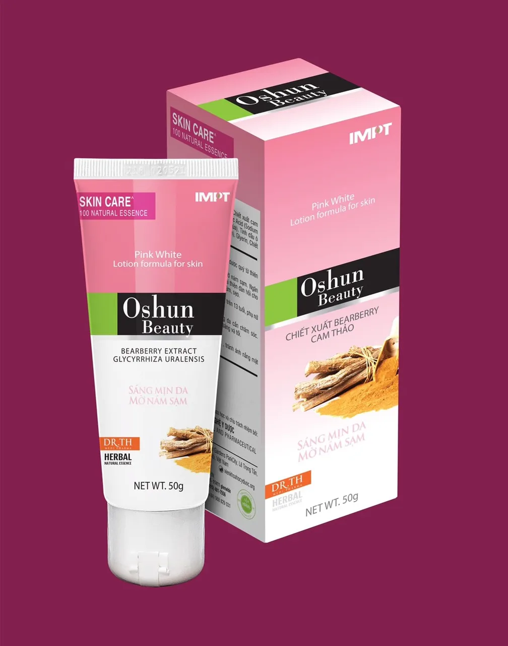 
Oshun with natural herbs has effect on whitening and smoothing skin, preventing melasma from Dr.th Media Pharma 