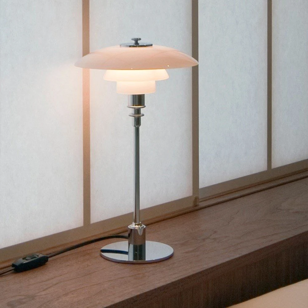 Luxury Modern White Metal Custom Lamp Reading Light Glass Table Lamp Home Hotel Decoration Table Lamps