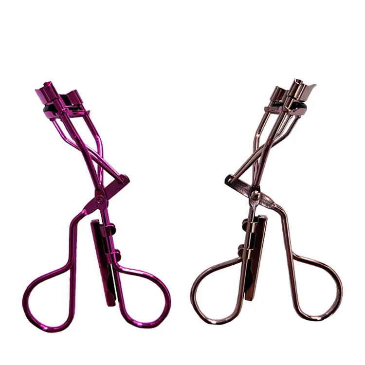high quality portable colorful Beauty Eyelash False Eyelash Curler Tools  with replace pad