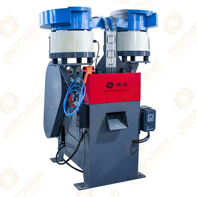 Automatic eyelet making machine