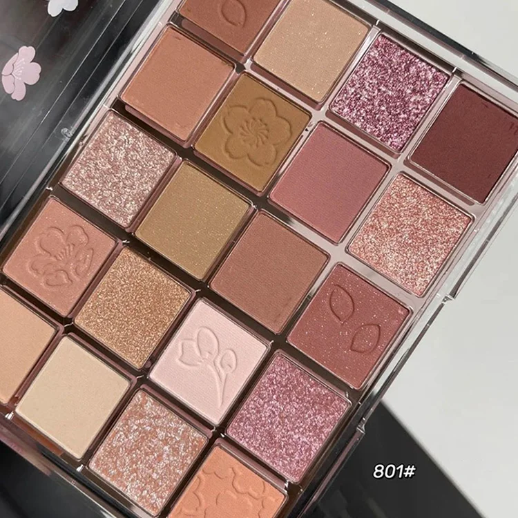 Chinese Wholesale Private Label Vegan Makeup Eyeshadow DIY Free Combination Colors Cosmetics Eye Shadow Palette