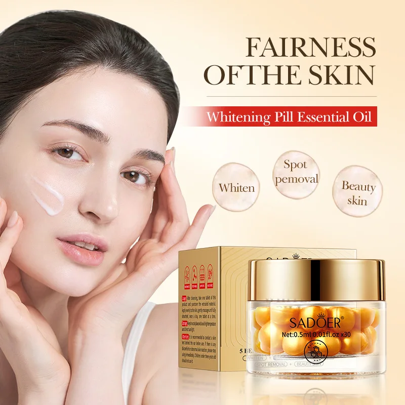 Private Label 4 in 1 Face Serum 30% Vitamin C with HA Nicotinamide Anti-aging Hydrating Whitening Skin Serum