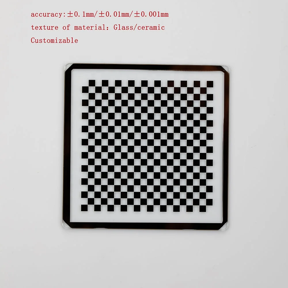 Hot Sale Offer Customized Industrial Image Inspection chrome slide glass calibration