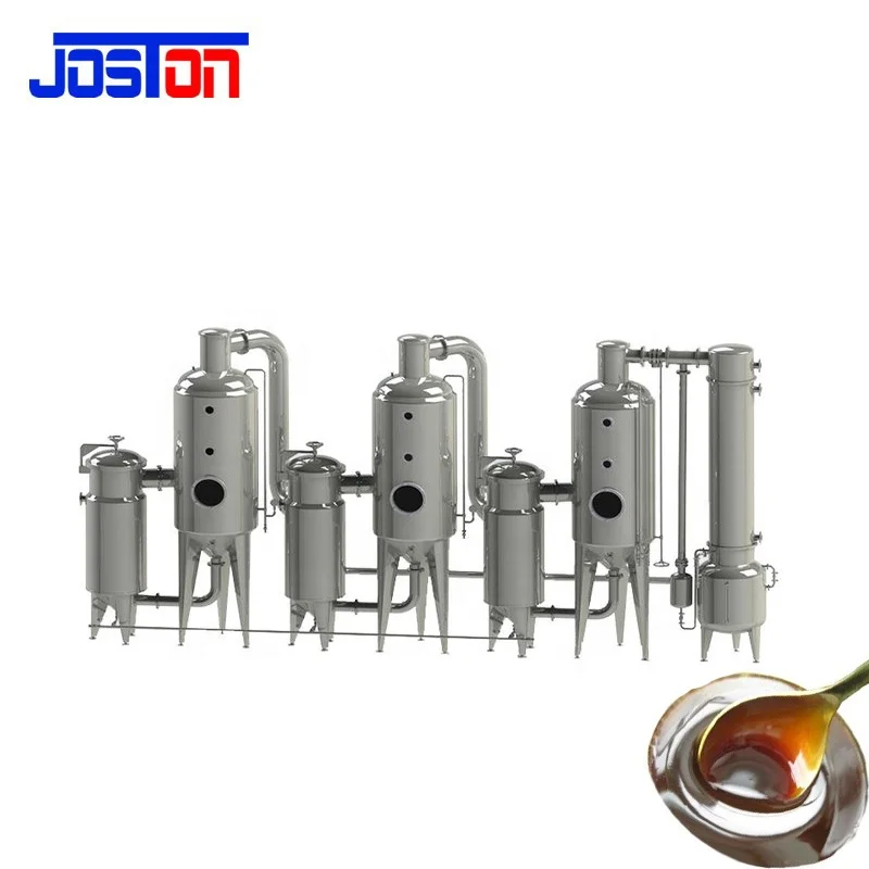 JOSTON, нержавеющая сталь SS304/SS316L, промышленный паровой нагреватель, вакуумный испаритель с тройным эффектом, падающий пленочный испаритель