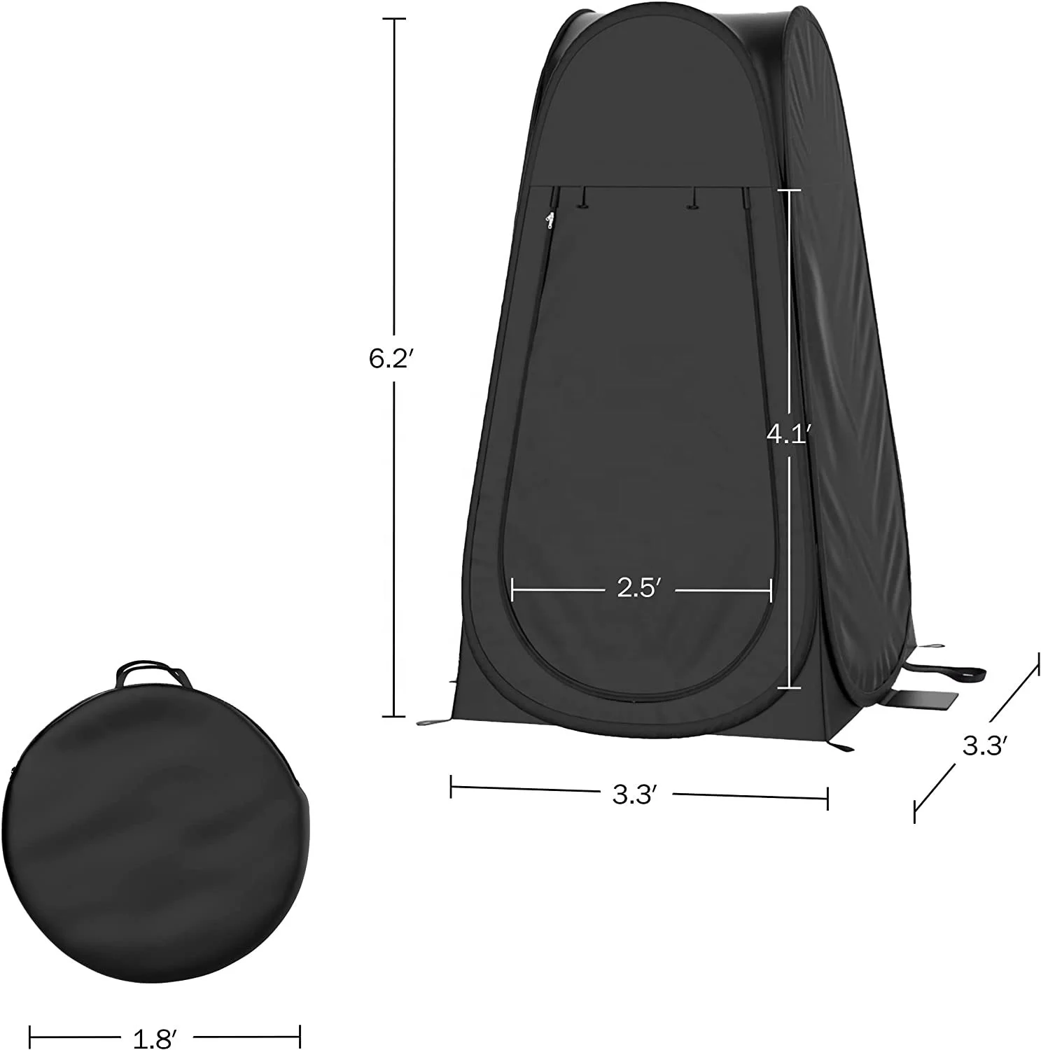 Portable Pop Up Pod Changing Room Privacy Shower Tent