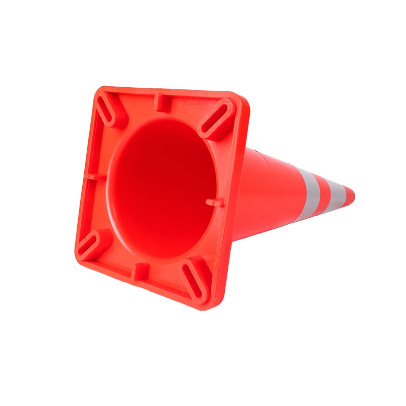 36 Inches 90cm Flexible Reflective Traffic Pvc Cone For Road Safety Equipment