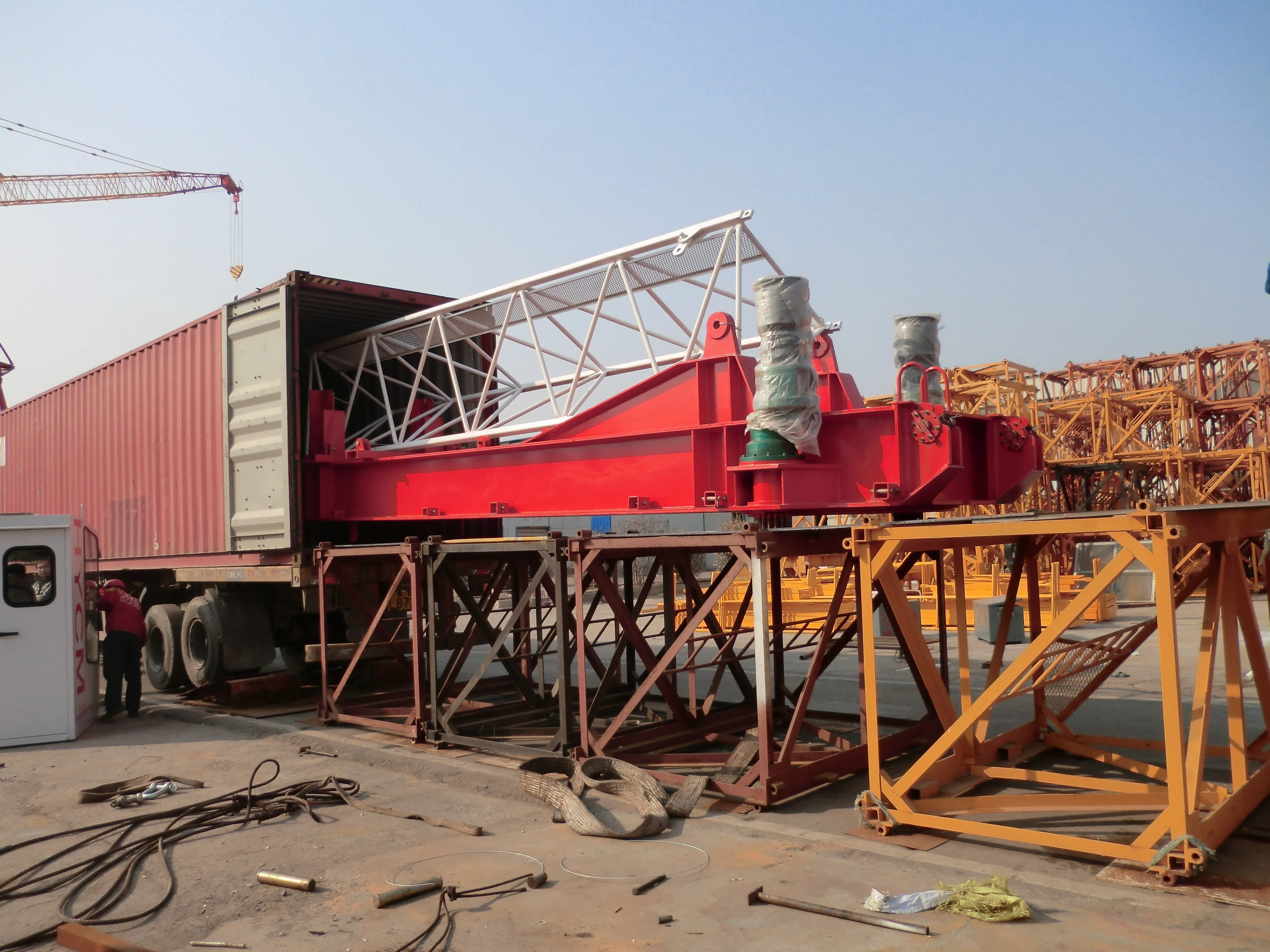 TC5008 5T tower crane with 50m jib length