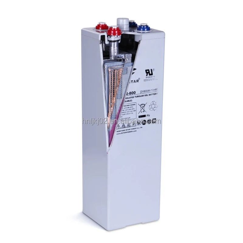 Ritar OPZV OPZS DG 2V 800Ah 770Ah 3000Ah Deep Cycle 12V 200Ah Solid-state  Lead Acid Batteries
