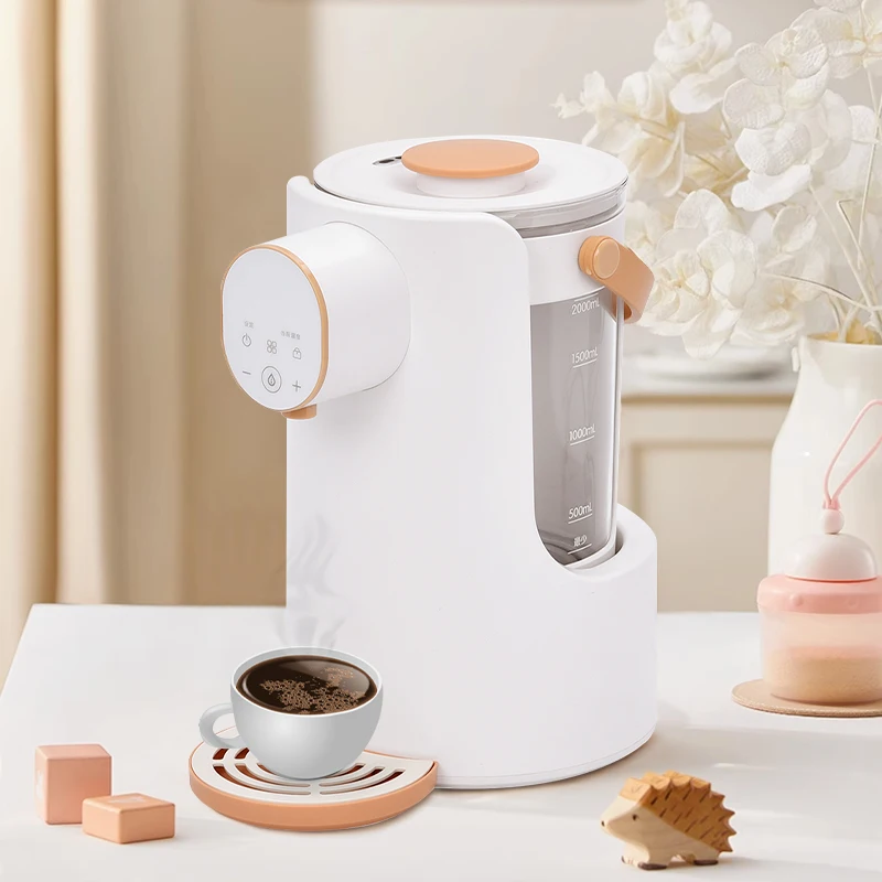 AECCN new models removable glass water tank bolier night light electric hot warm thermo air pot for home use