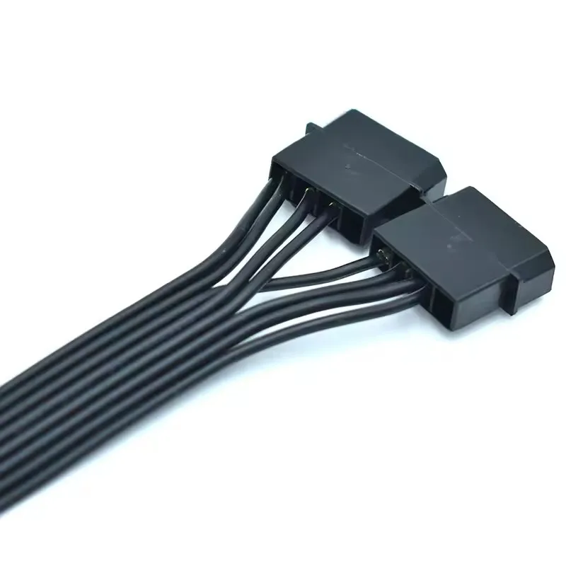 Dual IDE 4 Pin Molex to ATX 8(6+2) Pin Video Card GPU Power Supply Adapter Cable