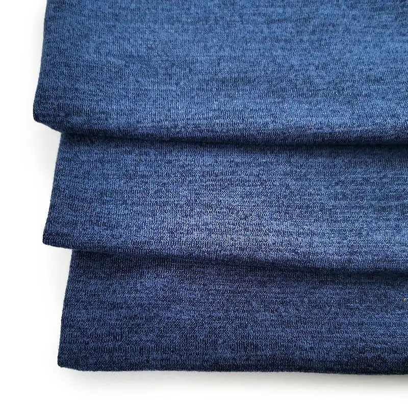 ESSE TEXTILE DTY CATIONIC 2 side brushed jersey fabric spandex tela shirt best price